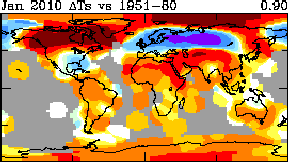 Januartemperaturen
                2010